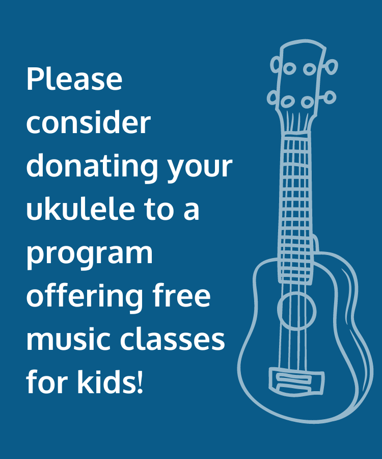 Donate a new or used ukulele!