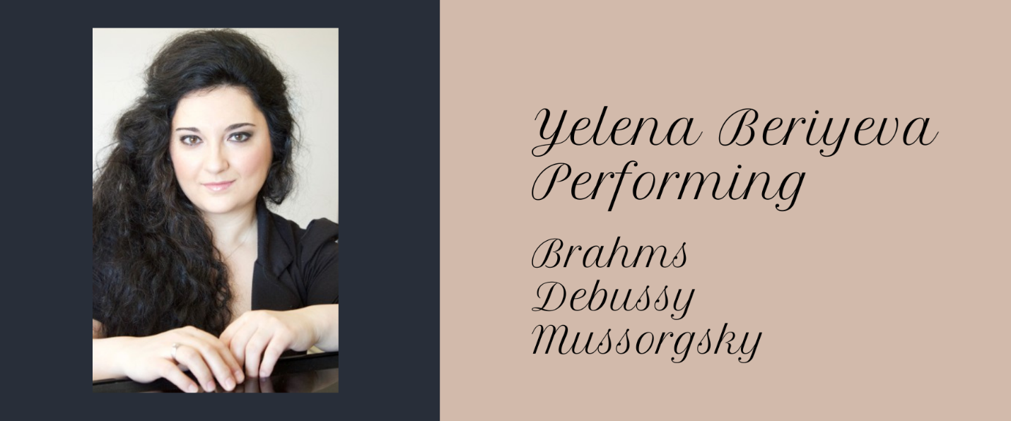 Yelena Beriyeva, Piano Inspirations Concert